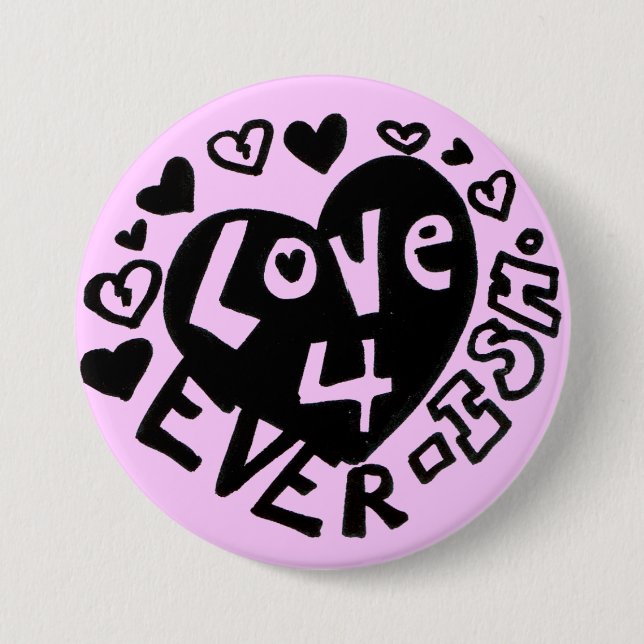 Liebe 4JEDER ISH-Button/Button Button (Vorderseite)