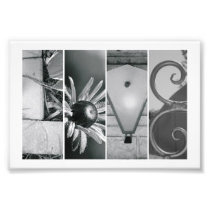 Liebe 4x6 in den schwarzen u. weißen fotodruck