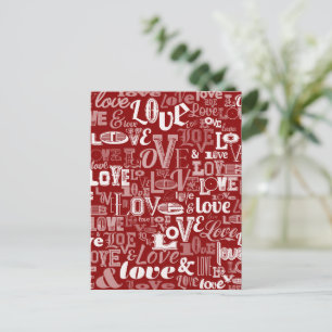 LIEBE 5 POSTKARTE