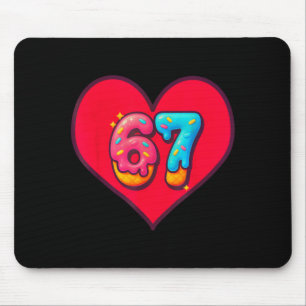 Liebe 67 Lustiges Herz 67 Geburtstag für Männer Fr Mousepad