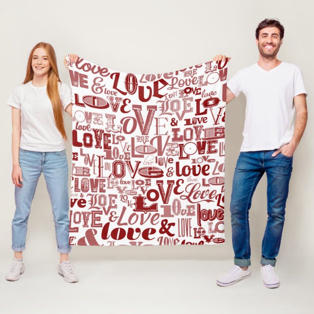 LIEBE 6 FLEECEDECKE (Beispiel)