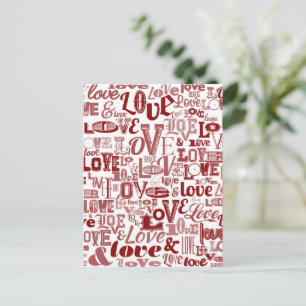 LIEBE 6 POSTKARTE