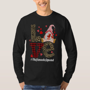 Liebe 7. Klasse Squad Gnom Leopard Büffel Karo Val T-Shirt