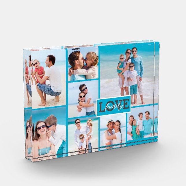 Liebe 8 Foto Beach Blue Modern (Links)