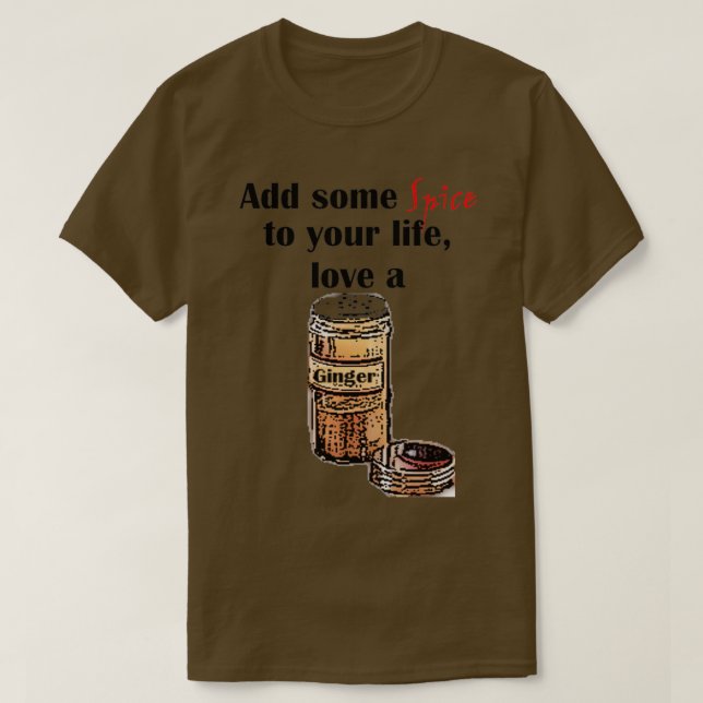 Liebe a Ginger T-Shirt (Design vorne)