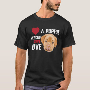 Liebe A Puppie Rescue Gerettet Liebe Frauen Männer T-Shirt