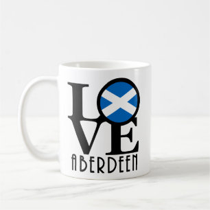 LIEBE Aberdeen Scotland 11oz Kaffeetasse