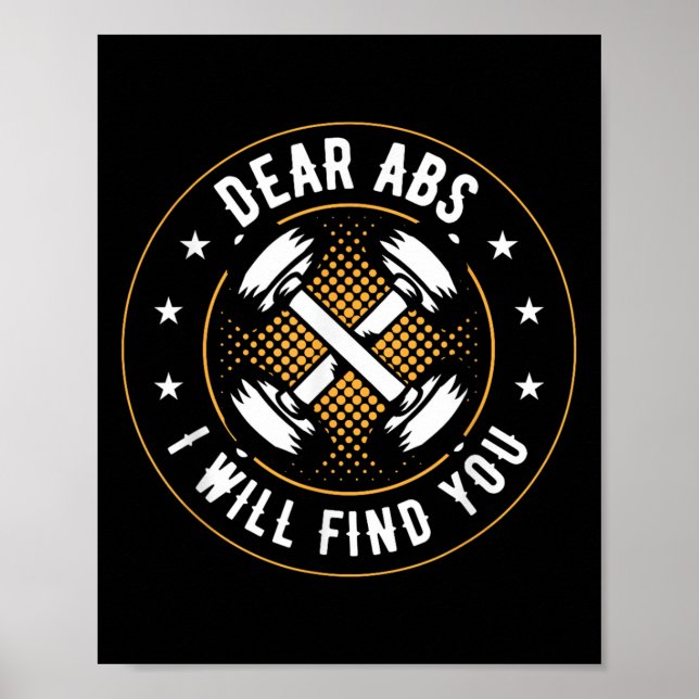 Liebe Abs. Ich werde Sie finden Poster (Vorne)