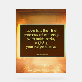 Liebe Acrylschild