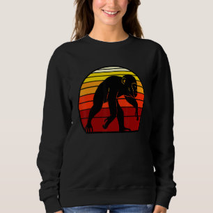 Liebe Affen Space Chimpanze Sweatshirt