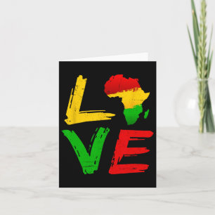 Liebe Africa Black History Monte African American  Karte