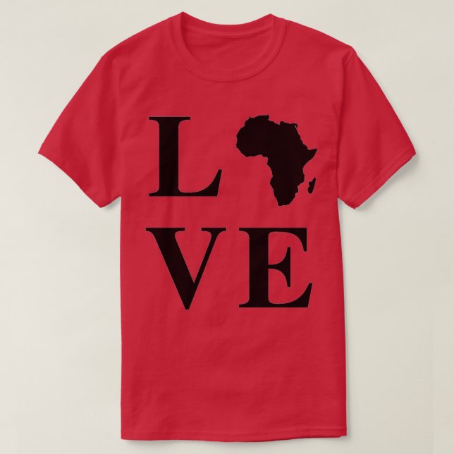 Liebe AfricaTShirt T-Shirt (Design vorne)