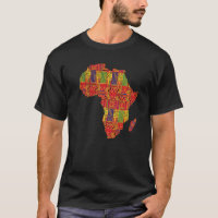 Liebe Afrika Afrikanisches Land Karte Prix Schwarz