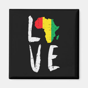 Liebe Afrika Black History Month Afroamerikaner M Magnet