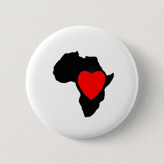 LIEBE Afrika-Knopf, Afrika, Knopf, Button