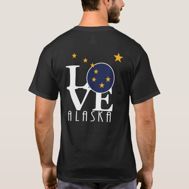 LIEBE Alaska (Rückenmark) T-Shirt (Rückseite)