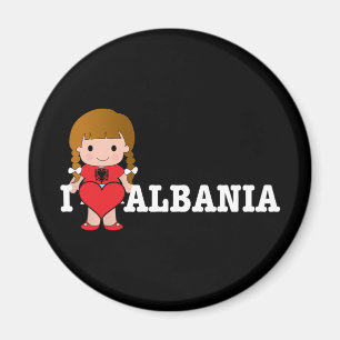Liebe Albanien Magnet