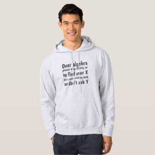 Liebe Algebra Frage uns auf, Ihr X zu finden Hoodie