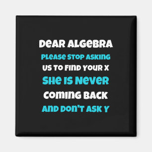 Liebe Algebra Fun sarkastische Schule Sprichwort f Magnet