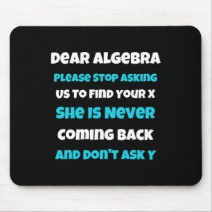 Liebe Algebra Fun sarkastische Schule Sprichwort f Mousepad
