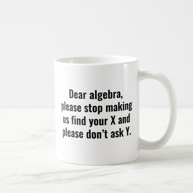 Liebe Algebra Kaffeetasse (Rechts)