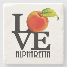 LIEBE Alpharetta Steinuntersetzer