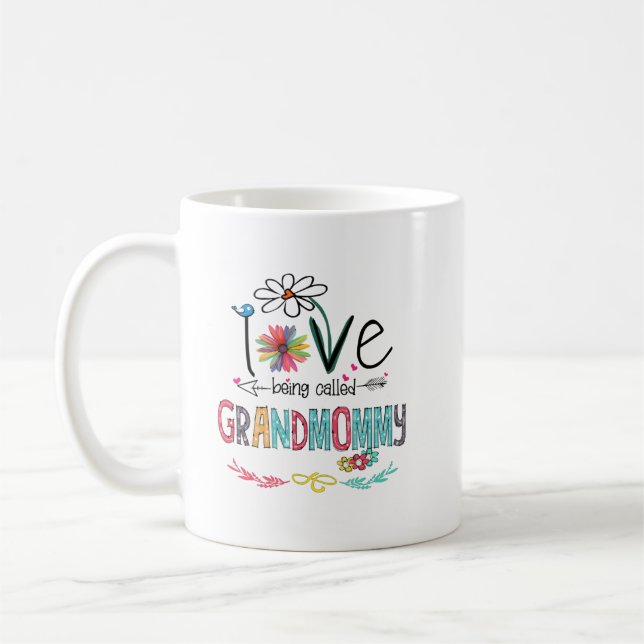 Liebe als Großmama-Shirt Kaffeetasse (Links)
