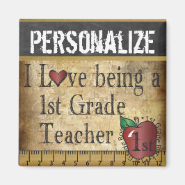 Liebe als Lehrer der 1. Klasse Magnet