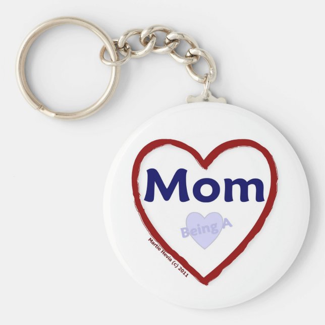 Liebe als Mama Schlüsselanhänger (Vorne)