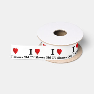 Liebe alte Fernsehshows Satinband