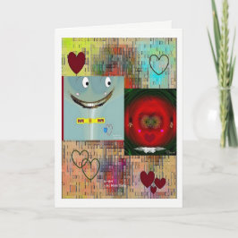 "Liebe am ersten Anblick" 12x18 leere Karte