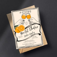 Liebe am ersten Spritz Retro-Orangenkizze