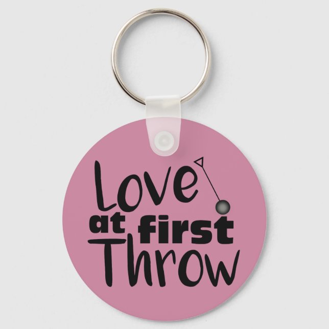 Liebe am ersten Wurf, Hammer Throw Schlüsselanhäng Schlüsselanhänger (Vorderseite)