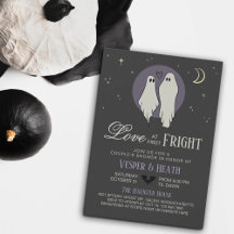 Liebe am First Fright Halloween Couple Dusche