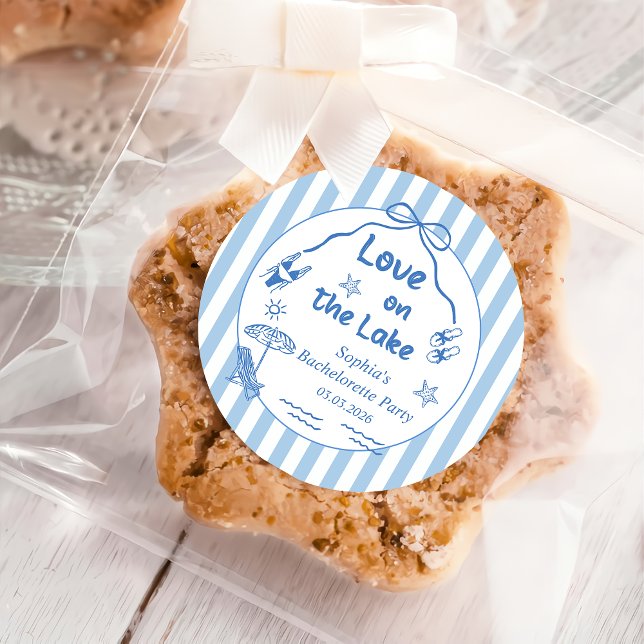 Liebe am Junggeselinnen-Abschied Runder Aufkleber (Von Creator hochgeladen)