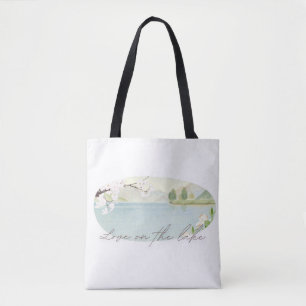 Liebe am See Florales Hochzeitsdesign am See Tasche