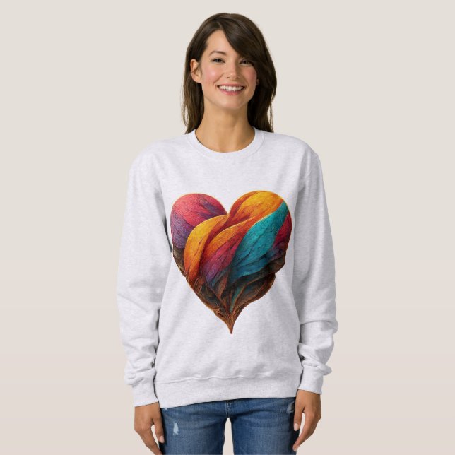 Liebe am Valentinstag Sweatshirt (Vorne ganz)