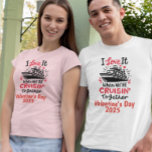 Liebe am Valentinstag T-Shirt<br><div class="desc">Dieses Design kann in dem Bereich personalisiert werden, der durch das Ändern des Fotos und/oder Textes zur Verfügung gestellt wird. Sie können auch angepasst werden, indem Sie auf Vorlage personalisieren klicken und dann auf die Schaltfläche klicken, um weitere Optionen anzupassen, um die Hintergrundfarbe zu löschen oder zu ändern, Text hinzuzufügen,...</div>