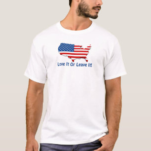 Liebe Amerika Männer Grundkenntnisse T T-Shirt