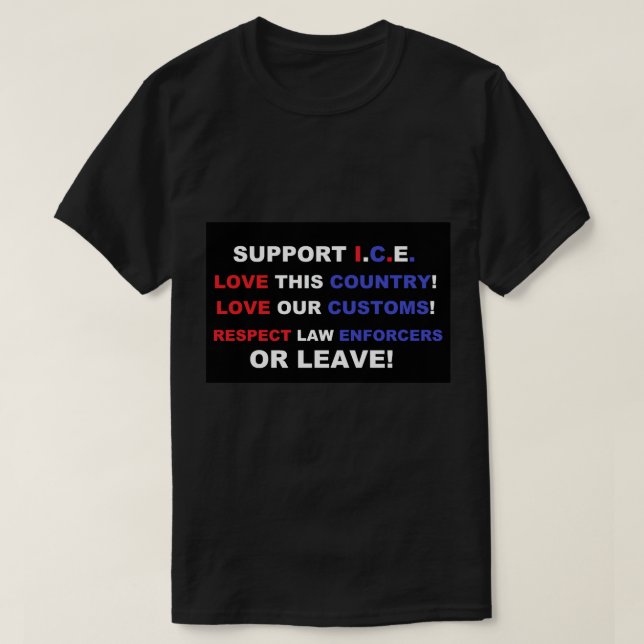 Liebe Amerika T-Shirt (Design vorne)