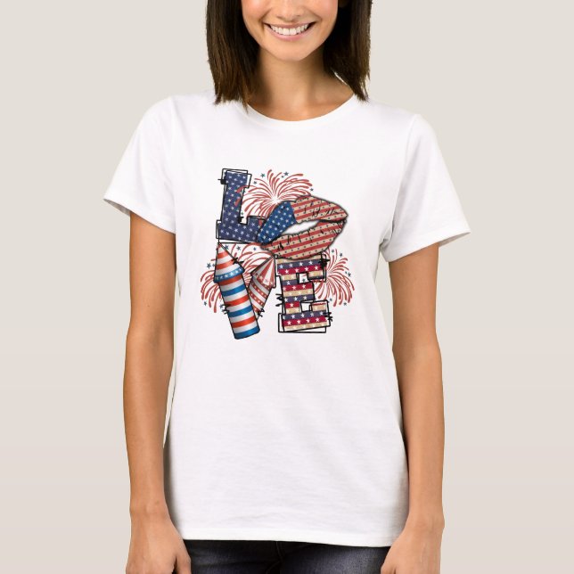 Liebe Amerika T-Shirt (Vorderseite)