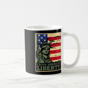 Liebe Amerikanische Freiheit 4. Juli Unabhängigkei Kaffeetasse