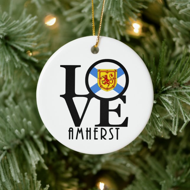 LIEBE Amherst Keramik Ornament (Baum)
