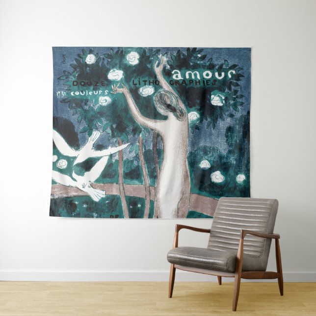 Liebe (Amour), Maurice Denis Wandteppich (Beispiel (Horizontal))