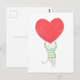 Liebe, Amour Postkarte