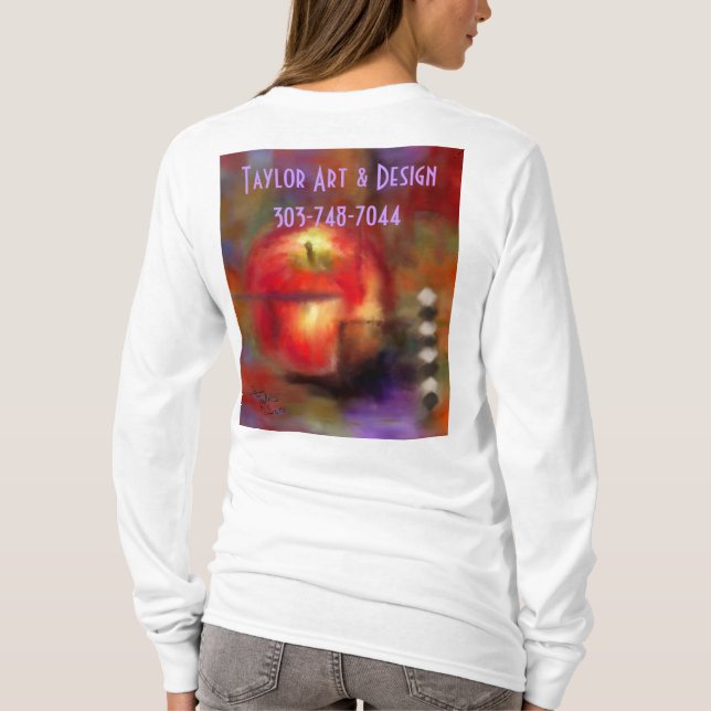 Liebe an erstem BissHoodie T-Shirt (Rückseite)