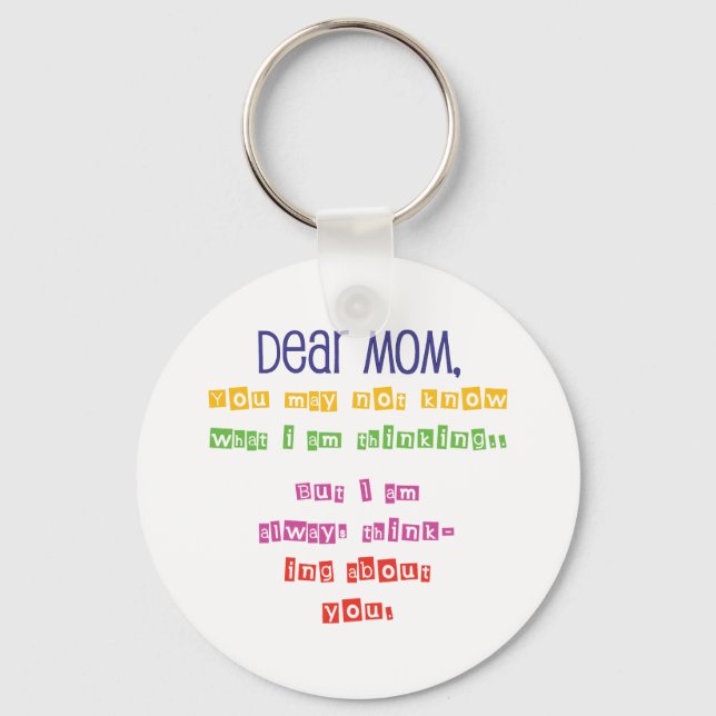 Liebe an Mama Schlüsselanhänger (Vorderseite)