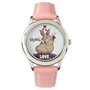 "LIEBE-" ANALOGE UHR A.J. HOGG