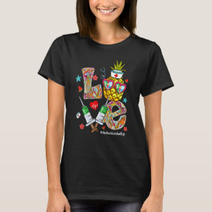Liebe Ananas Medizinischer Assistent im Leben Somm T-Shirt