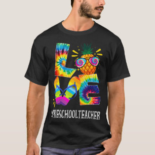 Liebe Ananas Vorschullehrer Sommerdienst T-Shirt